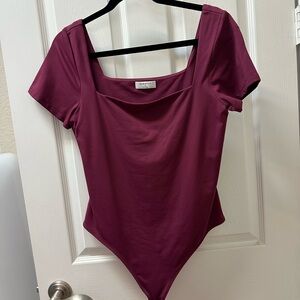 Babaton Rich Burgundy Bodysuit